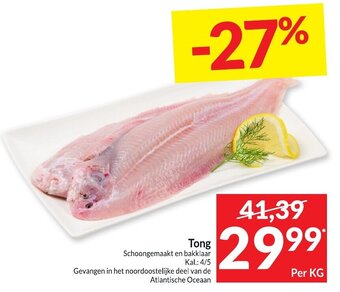 Intermarché Tong Schoongemaakt en bakklaar aanbieding