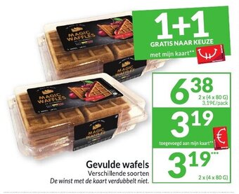 Intermarché Gevulde wafels aanbieding