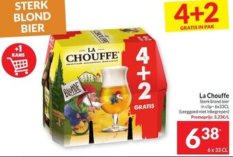 Intermarché La Chouffe Sterk blond bier In clip-6x33CL aanbieding