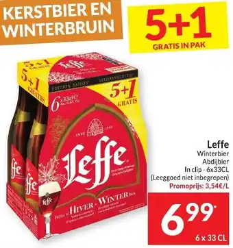 Leffe Winterbier Abdijbier In clip-6x33CL