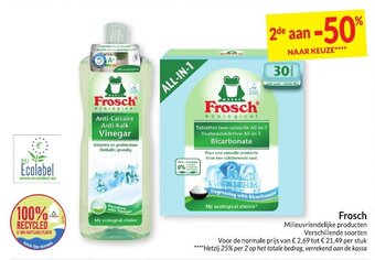Intermarché Frosch Milieuvriendelijke producten aanbieding