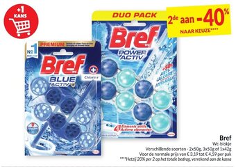 Intermarché Bref Wc-blokje aanbieding