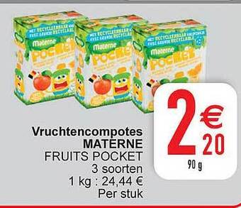 Cora Vruchtencompotes materne aanbieding