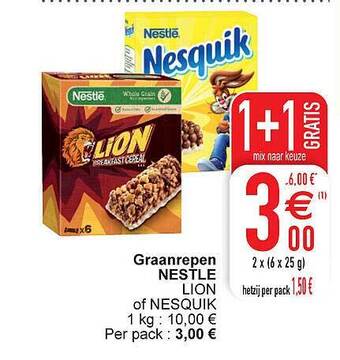Cora Graanrepen nestle aanbieding