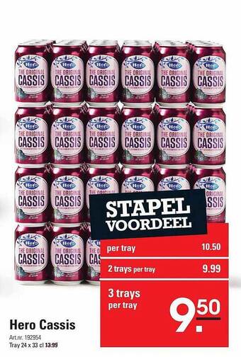 Sligro Hero cassis aanbieding