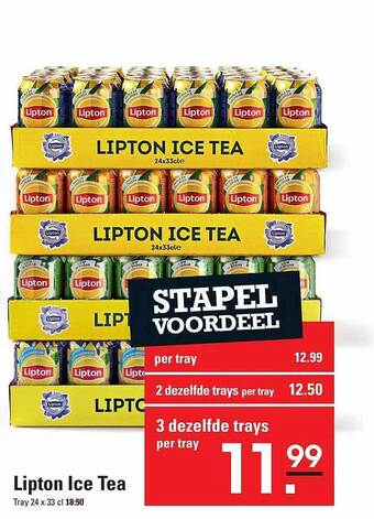 Sligro Lipton ice tea aanbieding