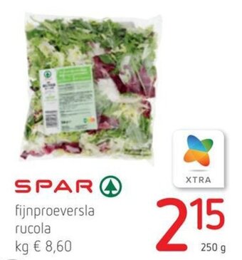 Fijnproeversla rucola