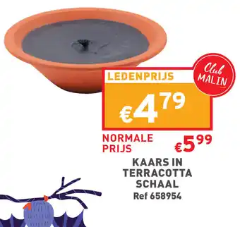 Trafic Kaars in Terracotta Schaal aanbieding