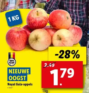 Lidl Royal gala-appels aanbieding
