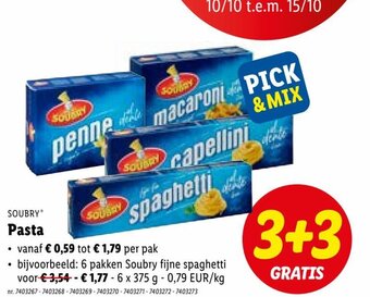 Lidl Pasta aanbieding