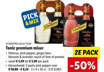 Lidl Tonic premium mixer aanbieding