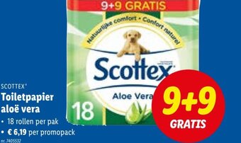 Lidl Toiletpapier aloe vera aanbieding