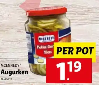 Lidl Augurken per pot aanbieding