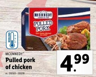 Lidl Pulled pork of chicken aanbieding