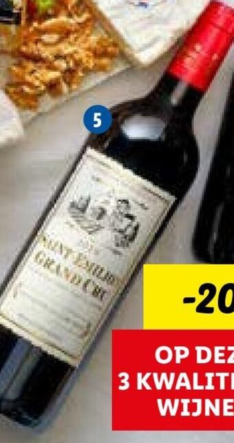Lidl Saint-emilion grand cru AOP aanbieding