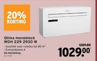 GAMMA Qlima monoblock aanbieding
