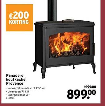 GAMMA Panadero houtkachel provence aanbieding