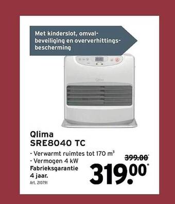 GAMMA Qlima aanbieding