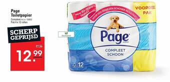 Sligro Page toiletpapier aanbieding