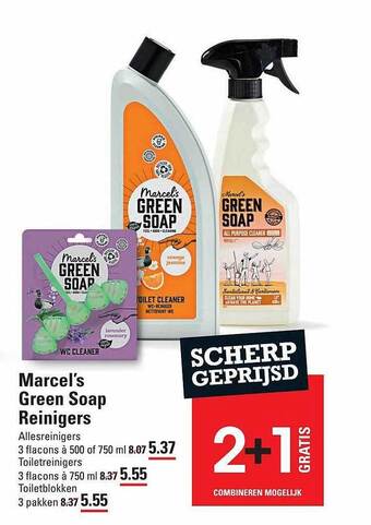Sligro Marcel's green soap reinigers aanbieding