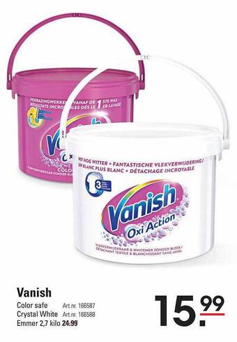 Sligro Vanish aanbieding