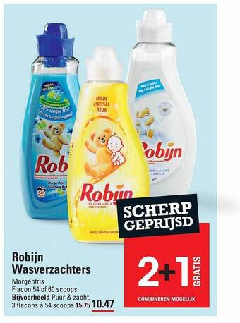 Sligro Robijn wasverzachters aanbieding