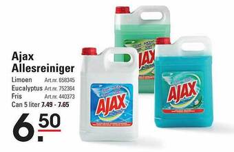 Sligro Ajax allesreiniger aanbieding