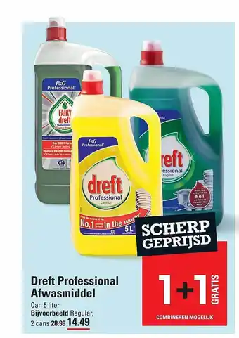 Sligro Dreft professional afwasmiddel aanbieding