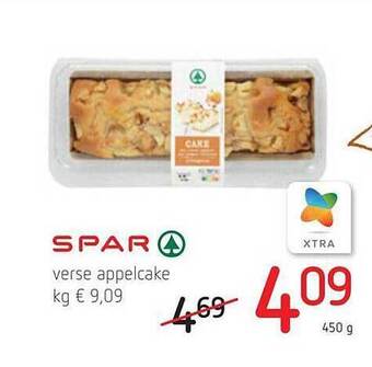 Spar Colruyt Verse appelcake aanbieding