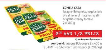 Spar Colruyt Come a casa aanbieding