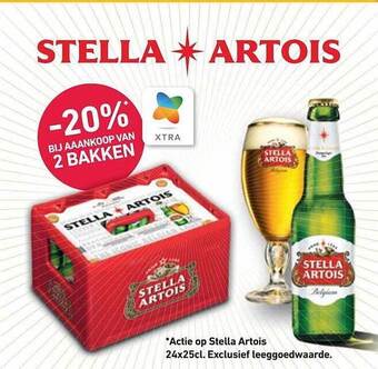 Spar Colruyt Stella artois aanbieding