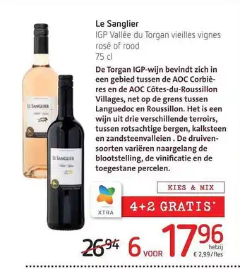 Le sanglier igp vallée du torgan vieilles vignes
