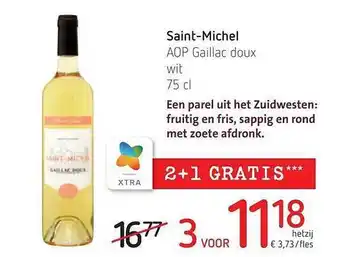 Spar Colruyt Saintmichel aop gaillac doux aanbieding