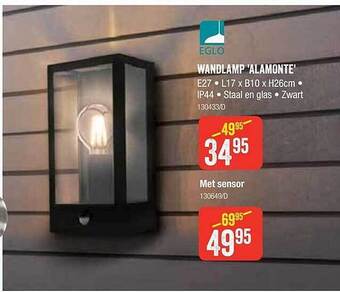 Wandlamp alamonte