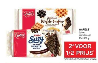 Alvo Wafels lotus aanbieding