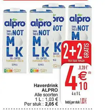 Cora Haverdrink alpro aanbieding
