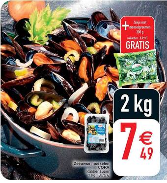 Cora Zeeuwse mosselen aanbieding