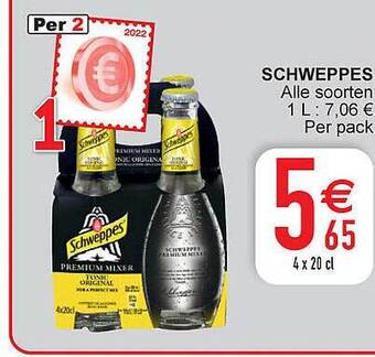 Cora Schweppes aanbieding