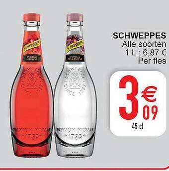 Cora Schweppes aanbieding