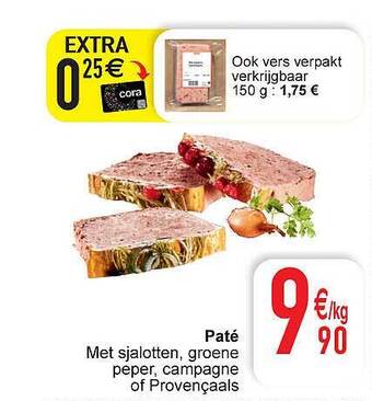 Cora Paté aanbieding
