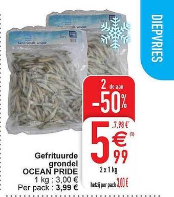Cora Gefrituurde grondel ocean pride aanbieding