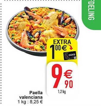 Cora Paella valenciana aanbieding