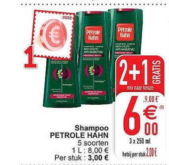 Cora Shampoo petrole hahn aanbieding