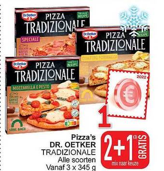 Pizza's dr oetker