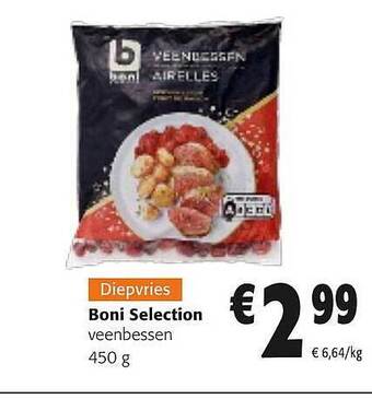 Colruyt Boni selection veenbessen aanbieding