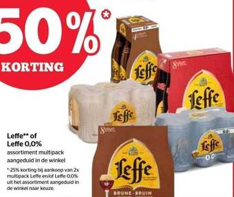 Spar Leffe of leffe 0,0% aanbieding