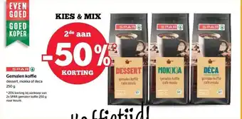 Spar Gemalen koffie aanbieding