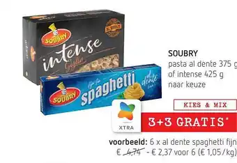 Soubry pasta al dente of intense