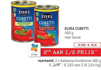 Spar Elvea cubetti aanbieding