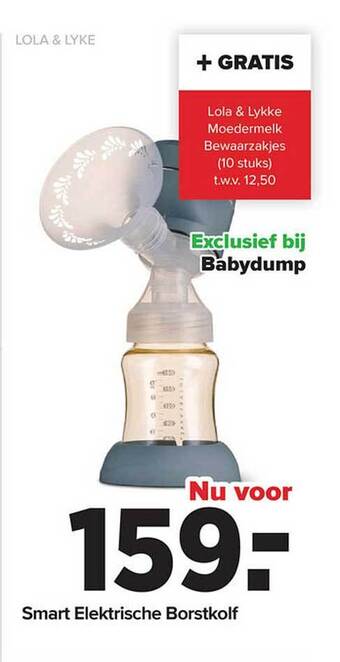 Baby-Dump Smart elektrische borstkolf aanbieding